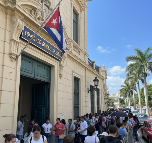 Retrasos en los Consulados Españoles en Cuba: LMD